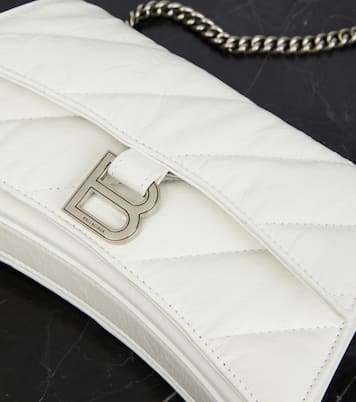 Portefeuille Crush Mini en cuir matelassé | Balenciaga