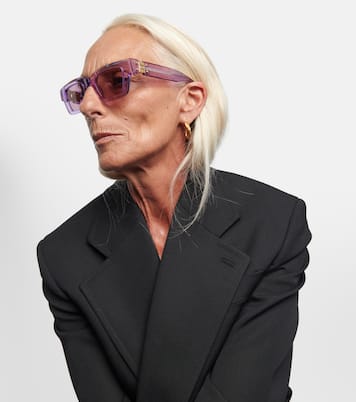 Occhiali da sole rettangolari Hinge | Bottega Veneta