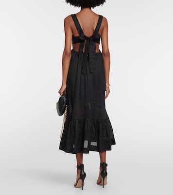 Abito midi in ramia | Zimmermann