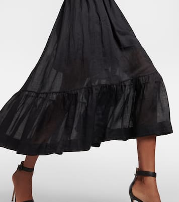 Abito midi in ramia | Zimmermann
