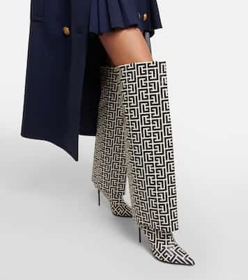 Botas altas Ariel con monograma | Balmain