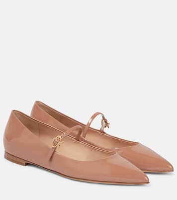 Bailarinas Ribbon de charol | Gianvito Rossi