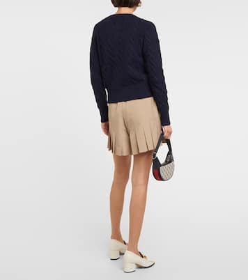 Cable-knit wool and cashmere cardigan | Polo Ralph Lauren