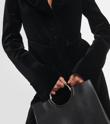 Blazer de botonadura simple en satén | Tom Ford