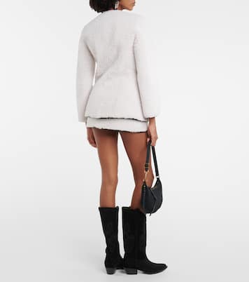 Chaqueta de borrego con piel | Blancha