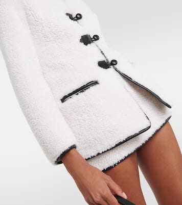 Chaqueta de borrego con piel | Blancha