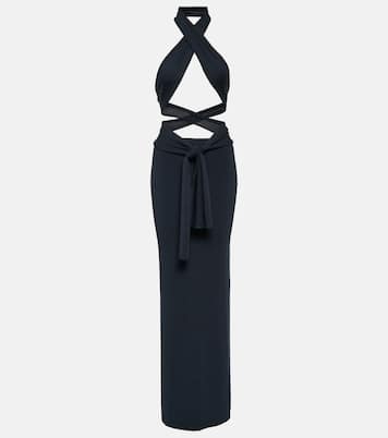 Acis halterneck knit maxi dress | Aya Muse