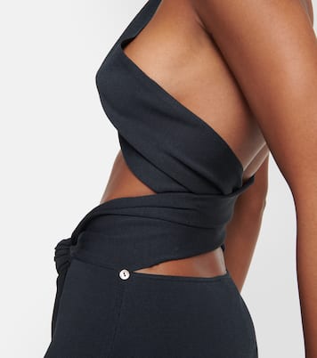 Acis halterneck knit maxi dress | Aya Muse