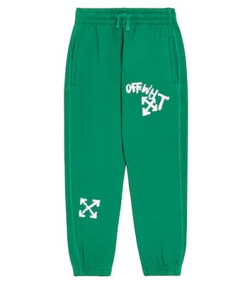 Pantalon de survêtement en coton à logo | Off-White Kids