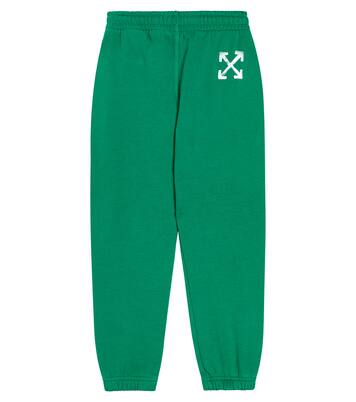 Pantalon de survêtement en coton à logo | Off-White Kids