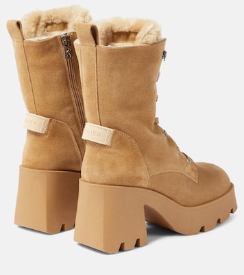 Seoul 1B shearling-lined suede ankle boots | Bogner