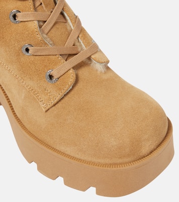 Seoul 1B shearling-lined suede ankle boots | Bogner