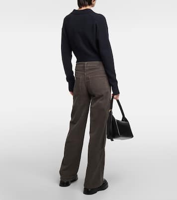 Mid-Rise Straight Jeans Harper aus Cord | Agolde