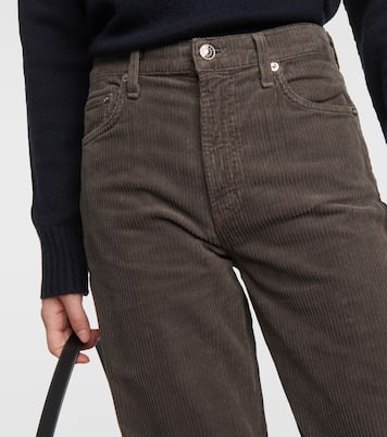 Mid-Rise Straight Jeans Harper aus Cord | Agolde