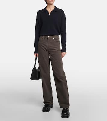Mid-Rise Straight Jeans Harper aus Cord | Agolde