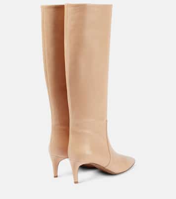 Stiletto 60 leather knee-high boots | Paris Texas