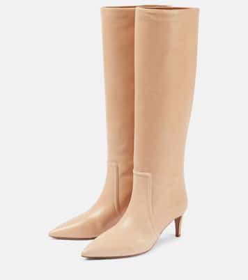 Stiletto 60 leather knee-high boots | Paris Texas