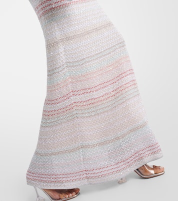 Maxikleid aus Häkelstrick | Missoni