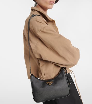 Borsa a spalla Re-Edition Mini in pelle | Prada
