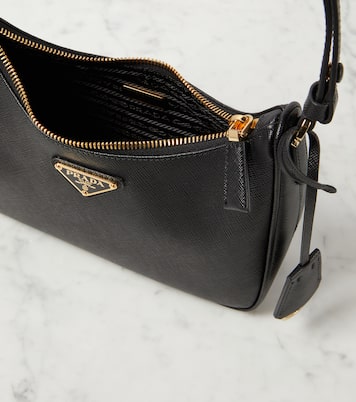 Borsa a spalla Re-Edition Mini in pelle | Prada