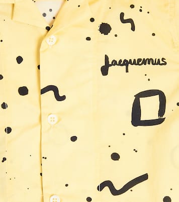 Le Chemise Jean printed denim shirt | Jacquemus Enfant
