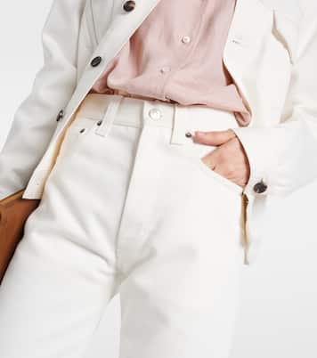 Jeans regular in cotone e seta | Loro Piana