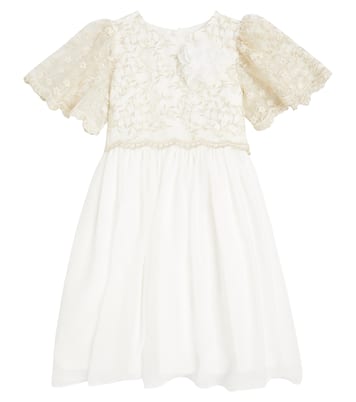 Verziertes Kleid mit Spitze | Patachou