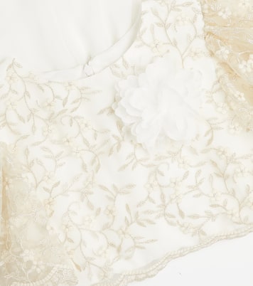 Verziertes Kleid mit Spitze | Patachou