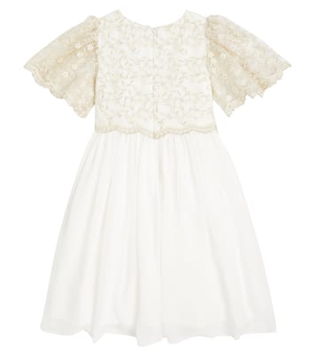 Verziertes Kleid mit Spitze | Patachou