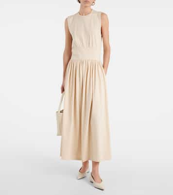 Abito midi in jersey di cotone | Toteme