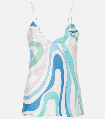 Camisole Marmo in twill di seta | Pucci
