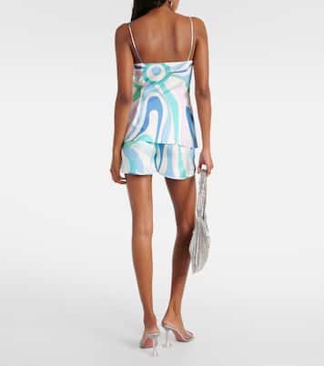 Camisole Marmo in twill di seta | Pucci