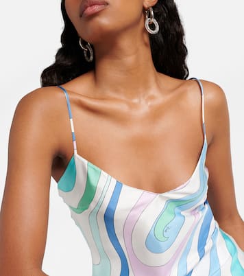 Camisole Marmo in twill di seta | Pucci