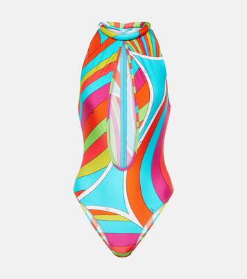 Bañador estampado con abertura | Pucci