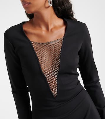 Abito lungo Kris con mesh | Staud