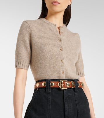 Cintura Benny in pelle con borchie | Khaite