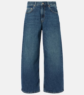 جينز بأرجل واسعة وخصر مرتفع | AG Jeans
