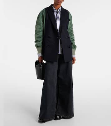 Mantel aus einem Wollgemisch | Sacai