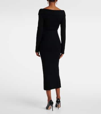 Abito midi in misto lana e cashmere | Roland Mouret