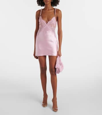x Christopher Kane satin slip dress | Self-Portrait