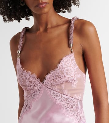 x Christopher Kane satin slip dress | Self-Portrait