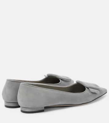 Ballerine Maysalepumpflat in suede | Manolo Blahnik