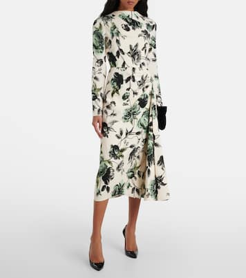 Abito midi con stampa | Erdem