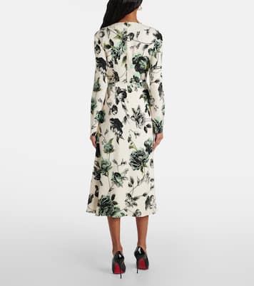 Abito midi con stampa | Erdem