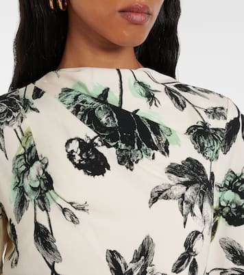 Abito midi con stampa | Erdem