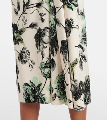 Abito midi con stampa | Erdem