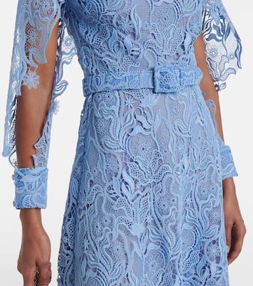 Vestido de cóctel de encaje floral | Oscar de la Renta