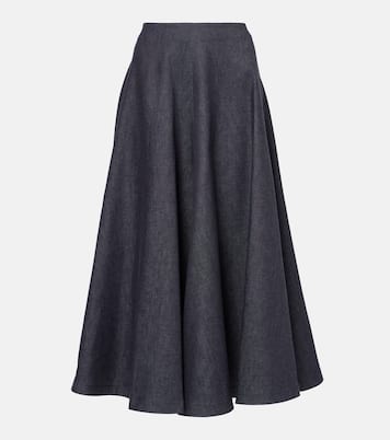 Falda midi Varda de algodón | Altuzarra