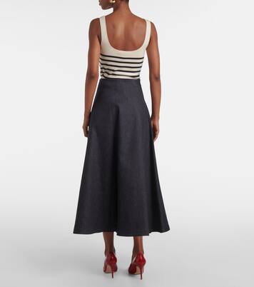 Falda midi Varda de algodón | Altuzarra