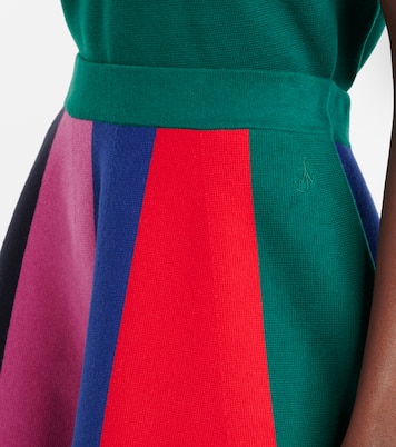 Minigonna in cotone e cashmere | JW Anderson